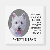 Westie Dad Magnet (Voorkant)