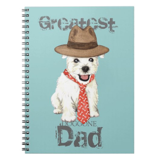 Westie Dad Notitieboek (Voorkant)