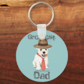 Westie Dad Sleutelhanger (Voorkant)