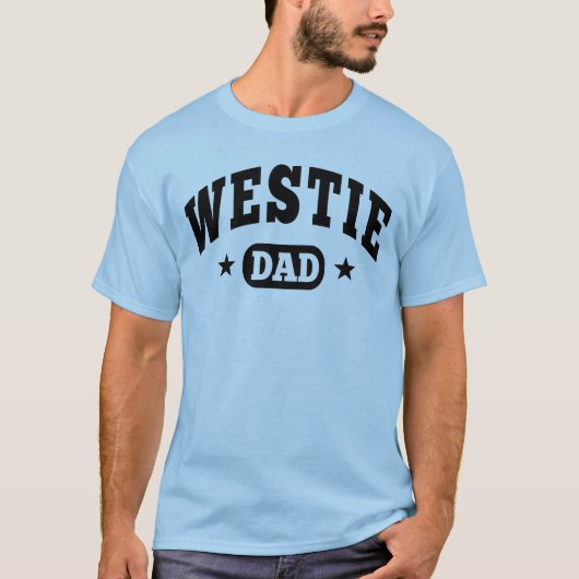 Westie Dad T-shirt (Voorkant)