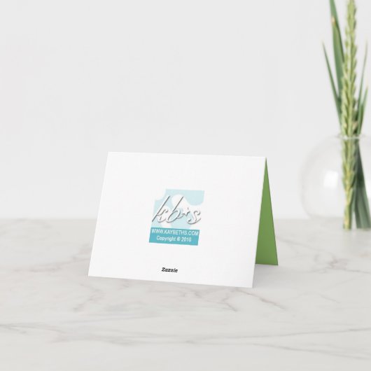 Westie dankt u bedankkaart (Achterkant)