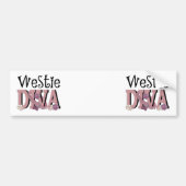 Westie DIVA Bumpersticker (Voorkant)
