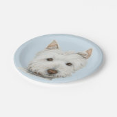 Westie Dog Art Paper Bord (Gekanteld)