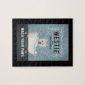 Westie Dog Bath Soap West Highland White Terrier Legpuzzel (Horizontaal)