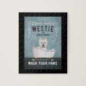 Westie Dog Bath Soap West Highland White Terrier Legpuzzel (Verticaal)
