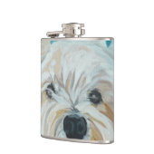 Westie Dog Flask Heupfles (Links)