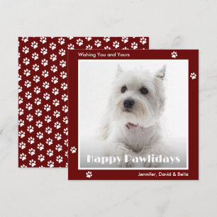 Westie Dog Kaarten voor kerstmis