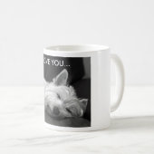 Westie Dog Mok - Ik hou van je... (Voorkant rechts)