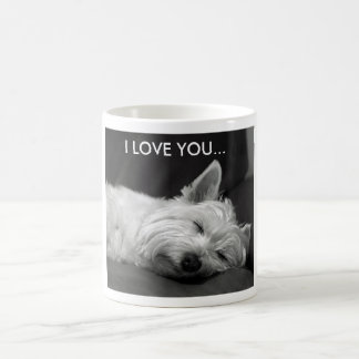Westie Dog Mok - Ik hou van je...