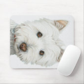 Westie Dog Muismat (Met muis)