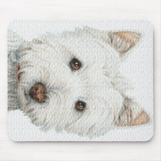 Westie Dog Muismat (Voorkant)