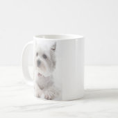 Westie Dog Puppy Mok Coffee Mok Cup (Voorkant links)