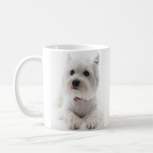 Westie Dog Puppy Mok Coffee Mok Cup (Links)