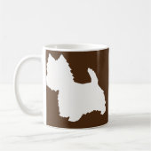 Westie Dog West Highland White Terrier Koffiemok (Links)