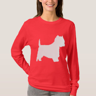 Westie Dog (wit) T-shirt