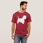 Westie Dog (wit) T-shirt (Voorkant volledig)