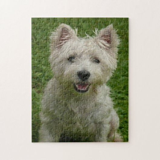 Westie Dogs Jigsaws. Legpuzzel (Verticaal)