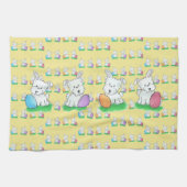 Westie Easter Theedoek (Horizontaal)