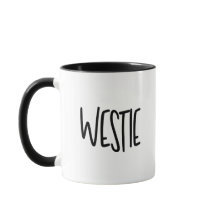 Westie Edgy Stijl Minimalistisch Chic & Leuk
