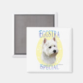 Westie Eggstra Special - Magneet (Voorkant / Achterkant)