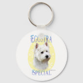 Westie Eggstra Speciale Sleutelhanger (Voorkant)
