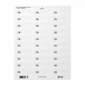 Westie en Cairn Retouradreslabel Etiket (Full Sheet)