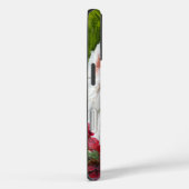 Westie en roze bloemen Case-Mate iPhone case (Achterkant / Rechts)