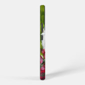 Westie en roze bloemen samsung galaxy hoesje (Rechterkant)