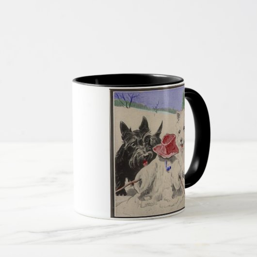 Westie en Schotse Mok (Voorkant rechts)