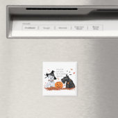 Westie en Scottie Halloween Magneet (Insitu (Vaatwasser))