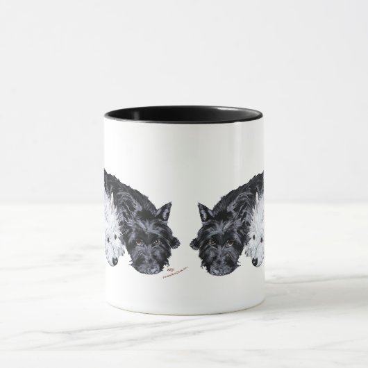 Westie en Scottie in Ease Mok (Midden)