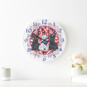 Westie en Scottie Terrier Clock Grote Klok (Huis)