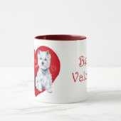Westie en Scottie Valentijn Mok (Midden)