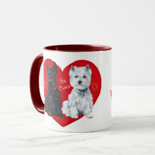 Westie en Scottie Valentijn Mok