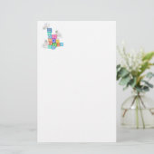 Westie Engel Blokken Briefpapier (Staand voorkant)