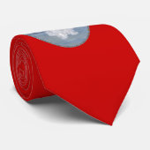 Westie engel lint stropdas (Opgerold)