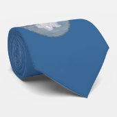 Westie engel stropdas (Opgerold)