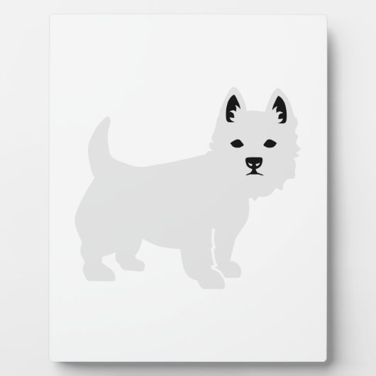 Westie Fotoplaat (Voorkant)