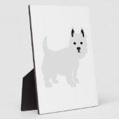 Westie Fotoplaat (Zijkant)