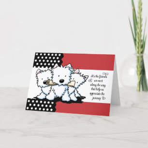 Westie Friends Bedankkaart