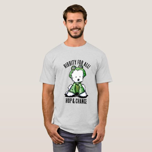 Westie Frog T-shirt (Voorkant volledig)