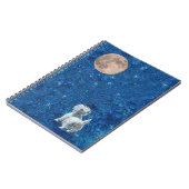 Westie Full Moon Notitieboek (Linkerzijde)