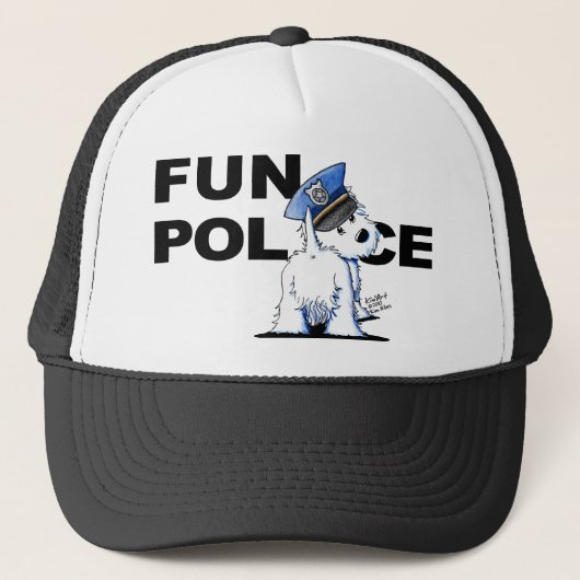Westie FUN POLICE Pet (Voorkant)