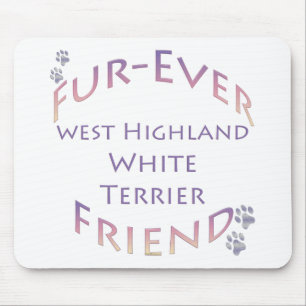 Westie Furever Vriend Muismat