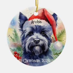Westie gepersonaliseerde kerst ornament