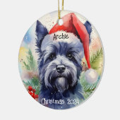Westie gepersonaliseerde kerst ornament (Links)