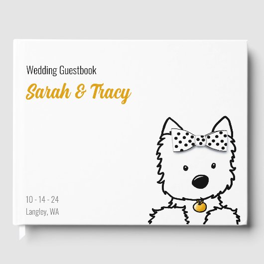 Westie Girl Gastenboek (Voorkant)