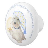 Westie Goedenacht Keramische Knop (Rechts)