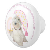 Westie Goedenacht Keramische Knop (Rechts)
