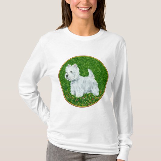 Westie Greengrass T-shirt (Voorkant)